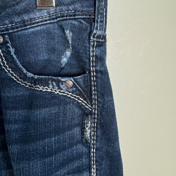 Silver Jeans Women's AIKO Skinny Dark Wash Fluid Denim Jeans 28 Ankle Zipper - Picture 7 of 16